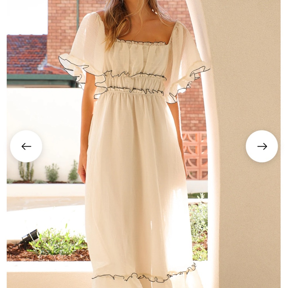 Davina Maxi Dress - Cream